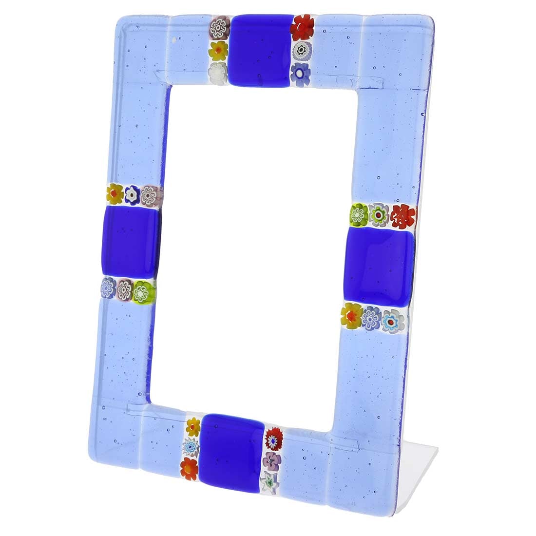 Murano Glass Photo Frame Sospiri 4X6 Inch (1 of 6)