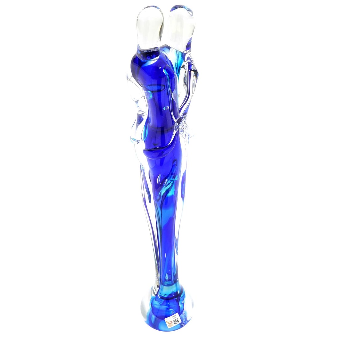 Murano Glass Large Lovers Statue - Blue: Venice is probably the most romantic city in the world. Lovers come to Venice from all over the world to experience its special romance and to make treasured memories that will last a lifetime. Talent