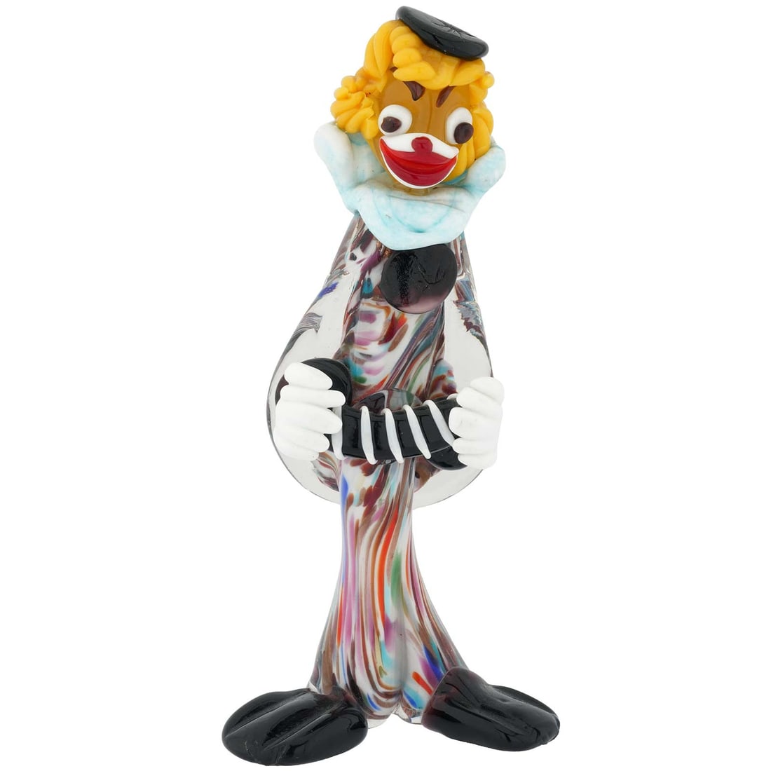 Vintage Murano Glass Clown With Accordion (1 of 7)