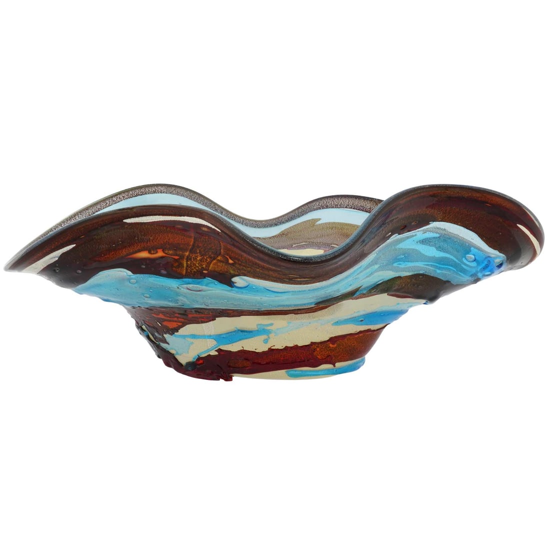 Murano Glass Sbruffo Centerpiece Bowl (1 of 5)