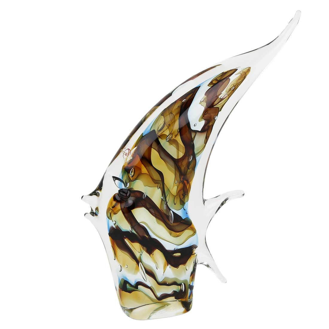 Murano Glass Angel Fish Sculpture - Sommerso (1 of 7)