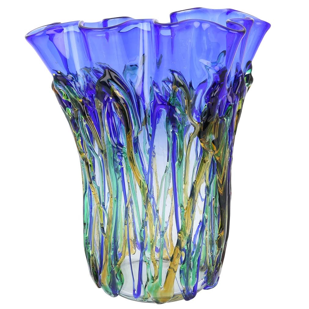 Murano Glass Oceanos Abstract Art Vase (1 of 8)