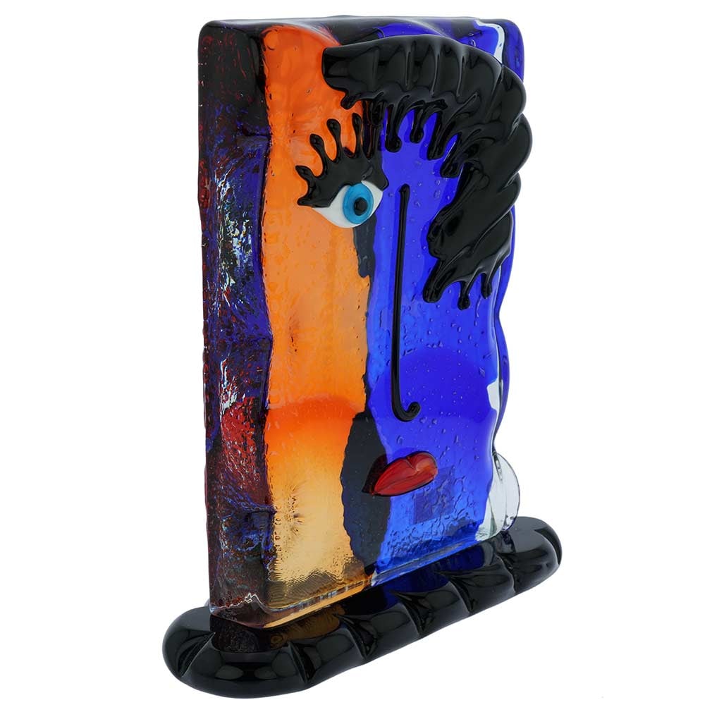 Murano Glass Picasso Head Rectangular - 2
