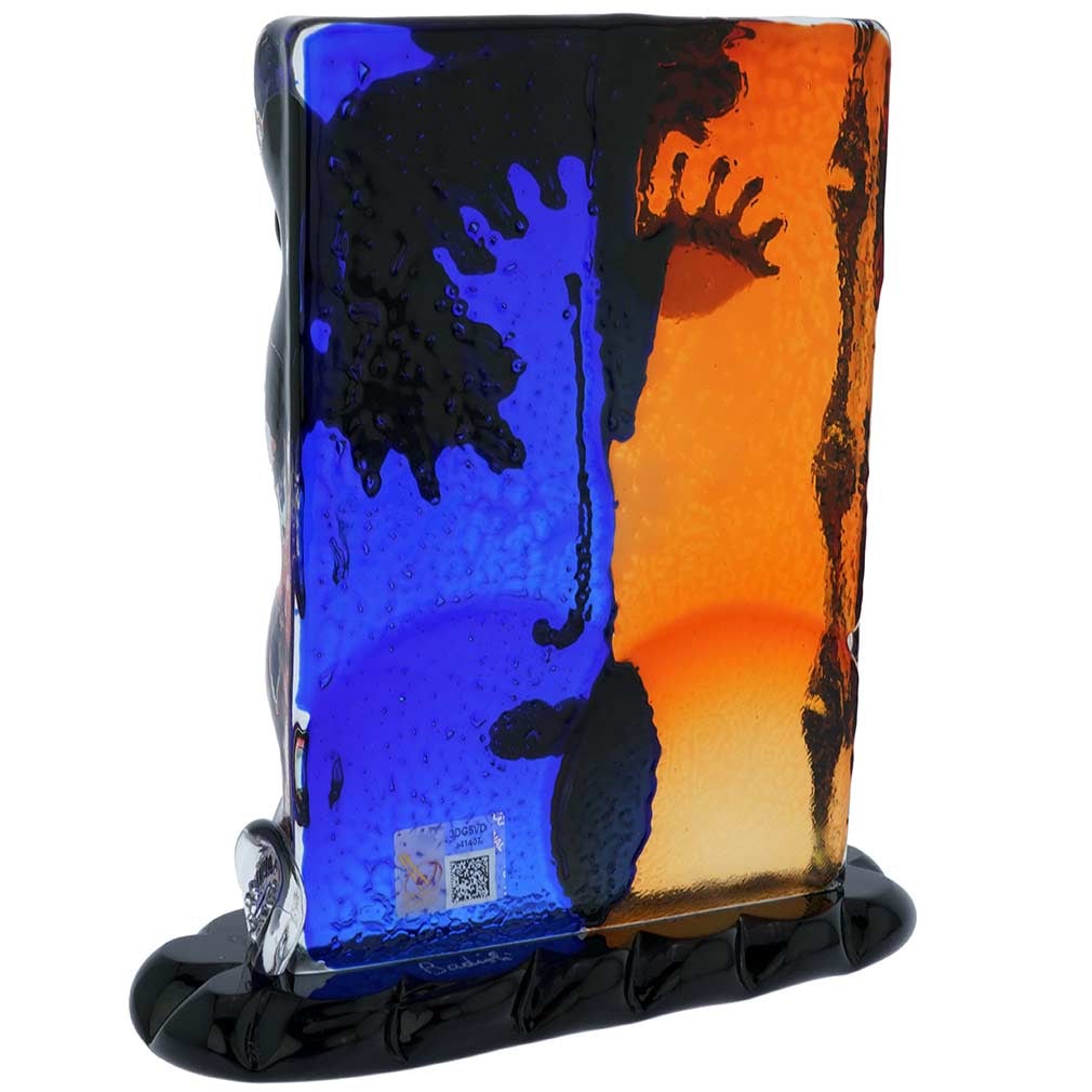 Murano Glass Picasso Head Rectangular - 5