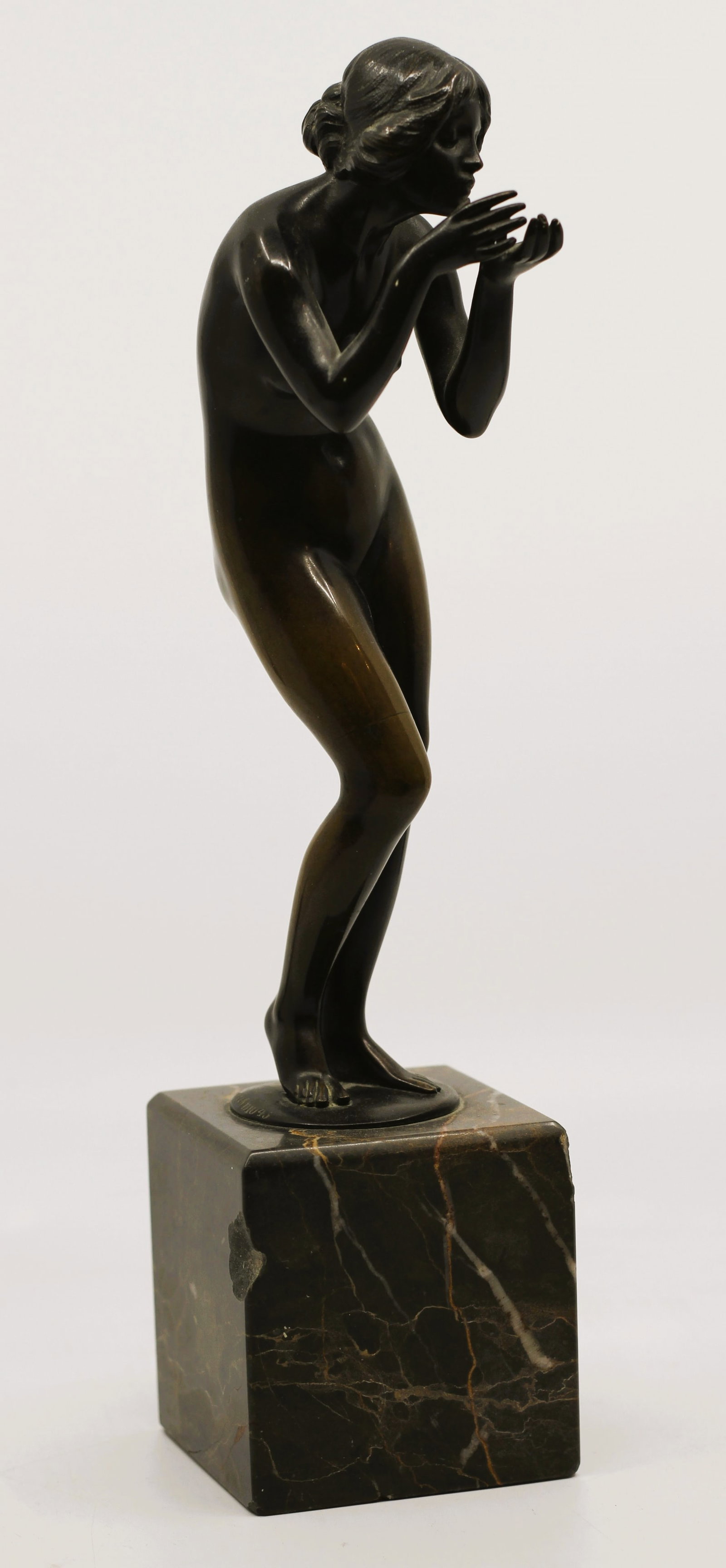 Bronze sculpture is signed by German artist Victor Heinrich Seifert (1 of 5)
