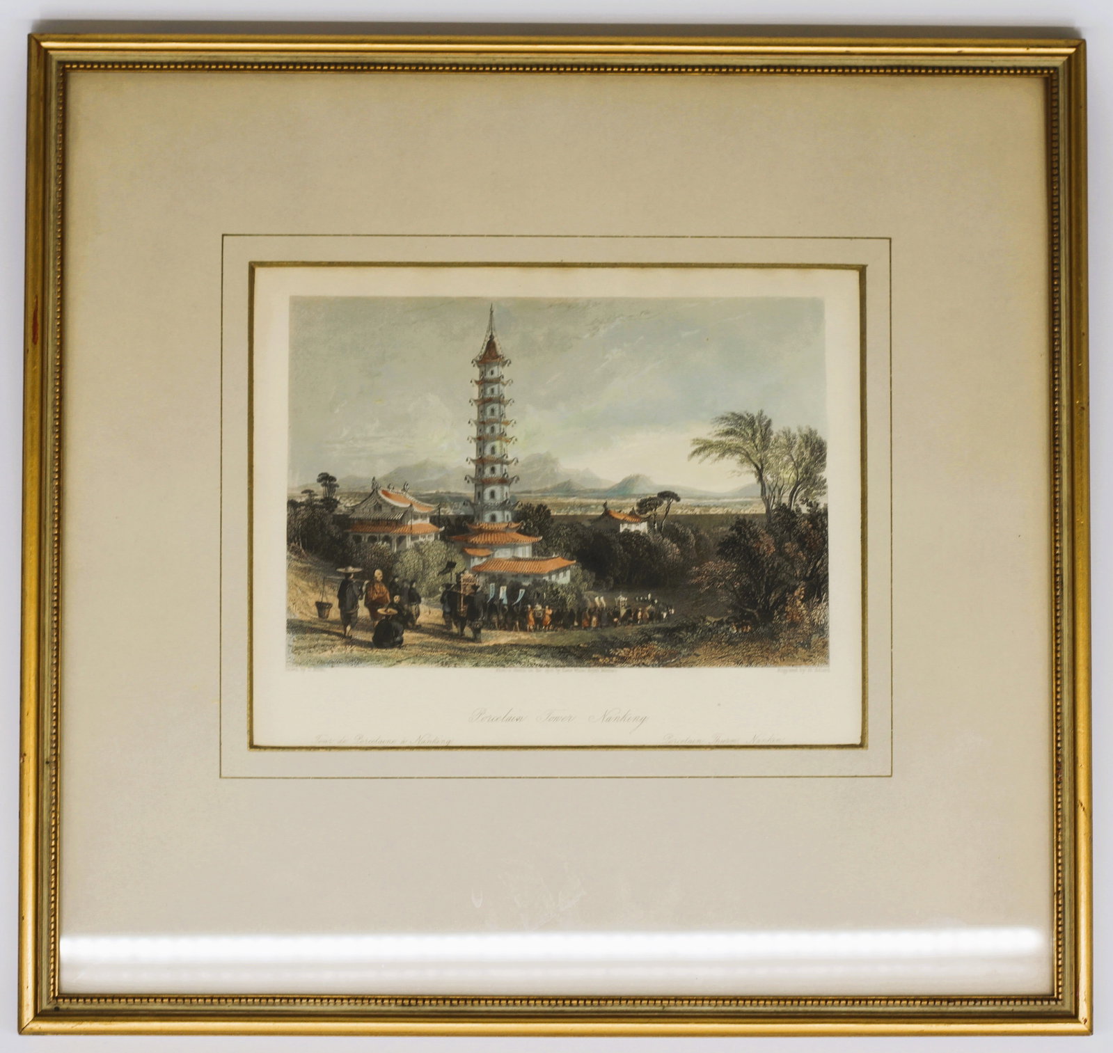 Collection of Four 19th Century Hand-Colored Engravings, Including Thomas Allom Chinese Views (1 of 8)