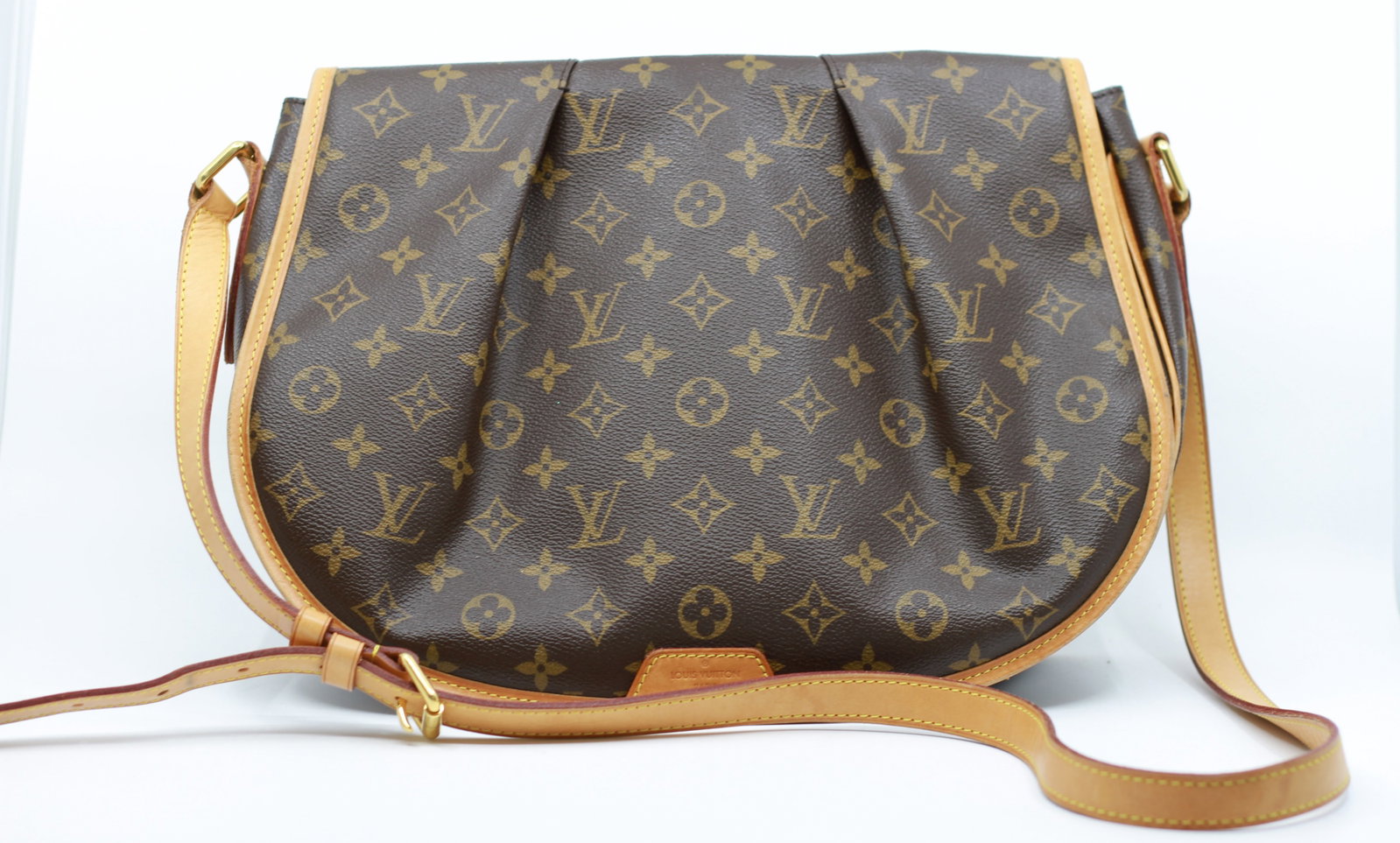 Louis Vuitton Monogram Canvas Menilmontant MM Shoulder Messenger Bag, Made in France (1 of 7)