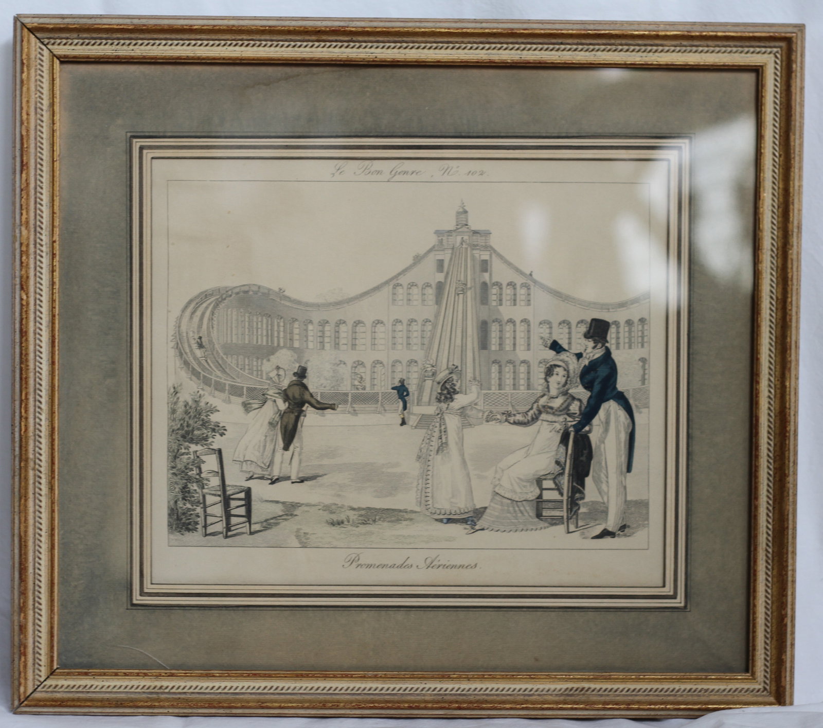Le Bon Genre No. 102, Promenades Aériennes, 1817 (1 of 3)