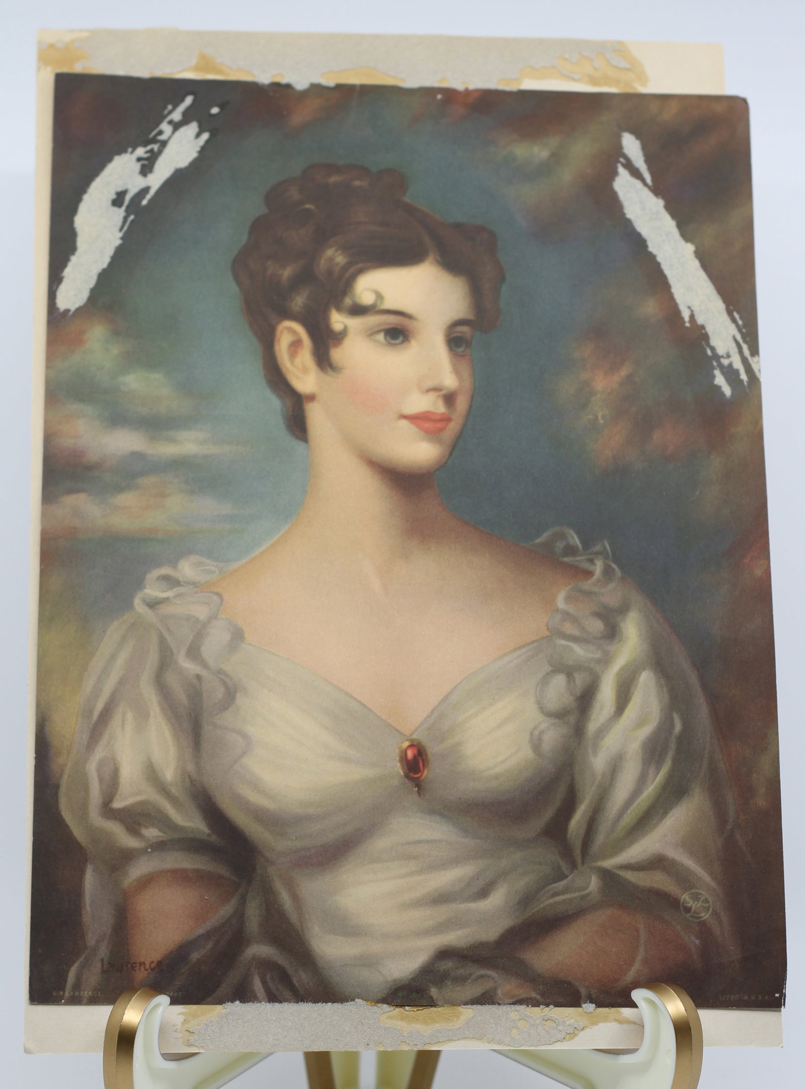 Vintage Portrait Print After Sir Thomas Lawrence