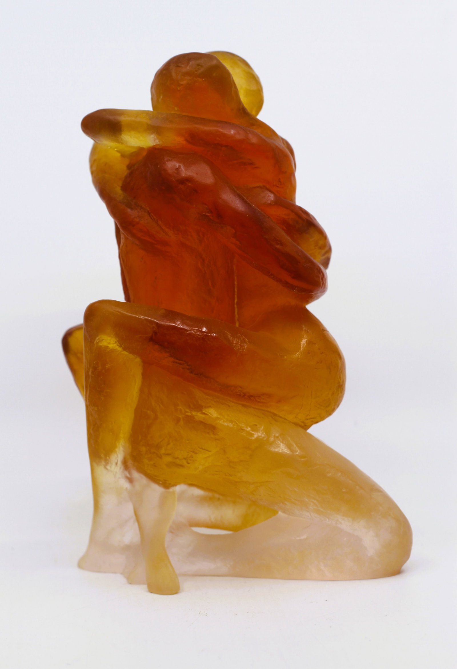 Daum Sylvie Mangaud Tantra Pate de Verre Sculpture