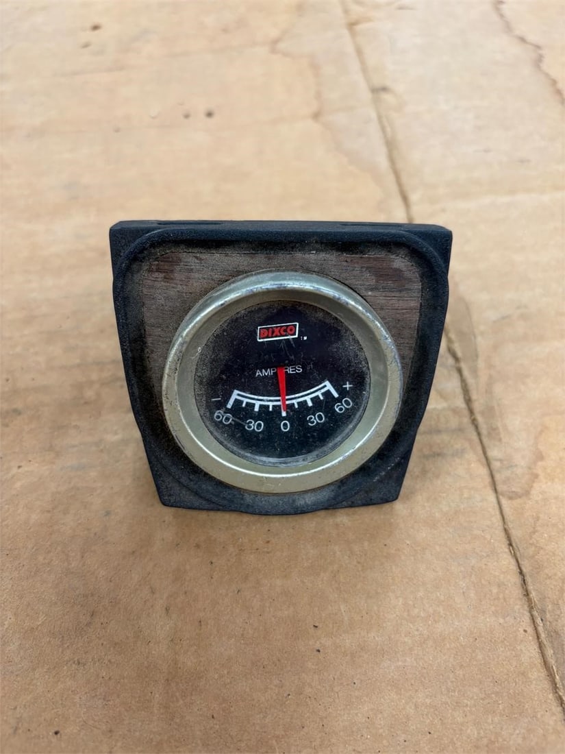 Vintage Dixco Ammeter Gauge (1 of 2)
