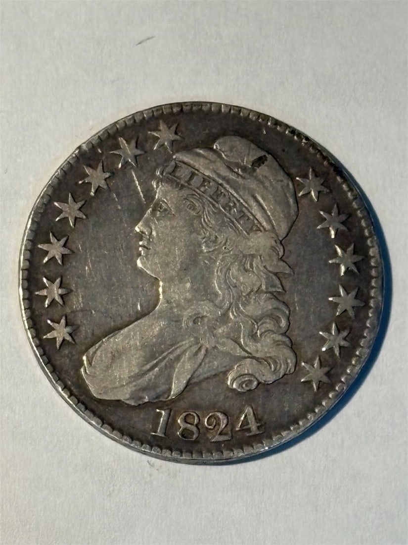 1824 Capped Bust Half Dollar - 2