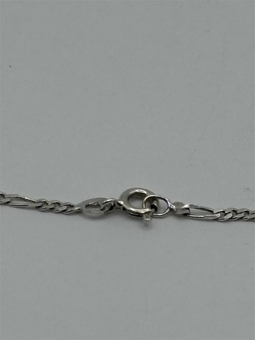 Sterling Figaro Chain - 2
