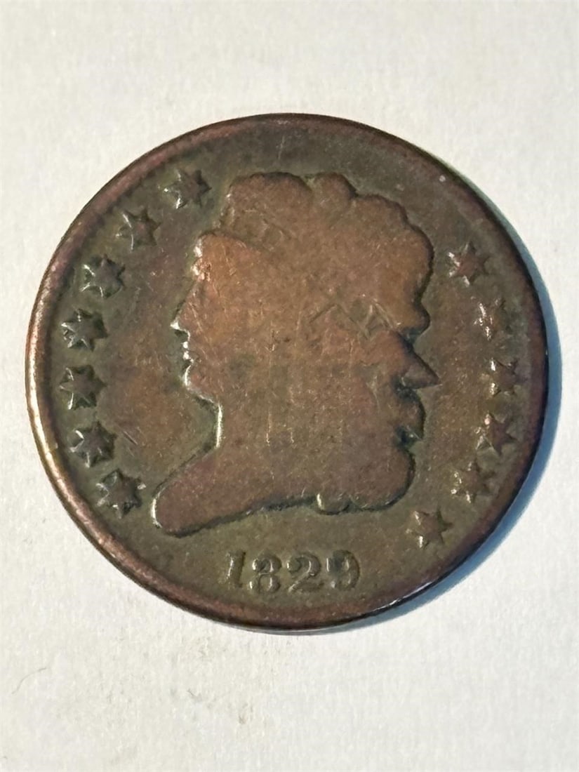 1829 Half Cent - 2
