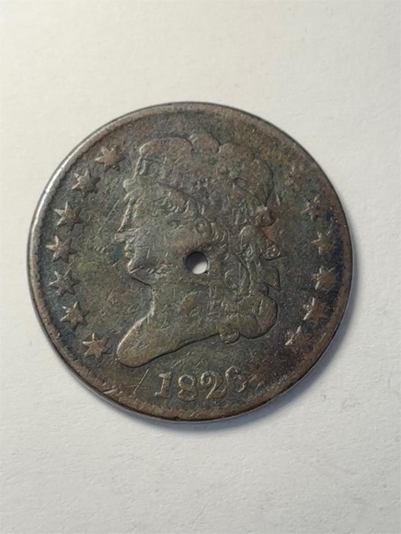 1826 Half Cent Holed (1 of 2)