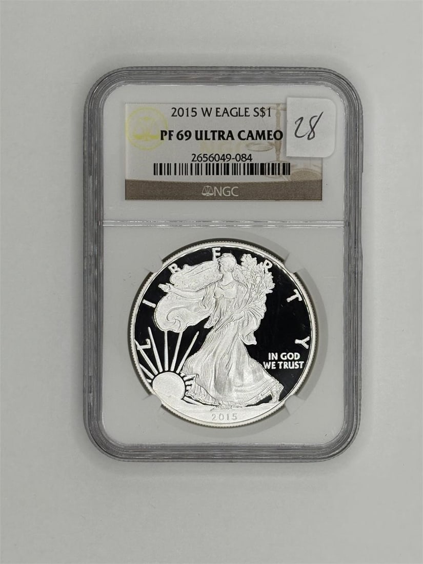 NGC PF69 Ultra Cameo 2015 W American Silver Eagle