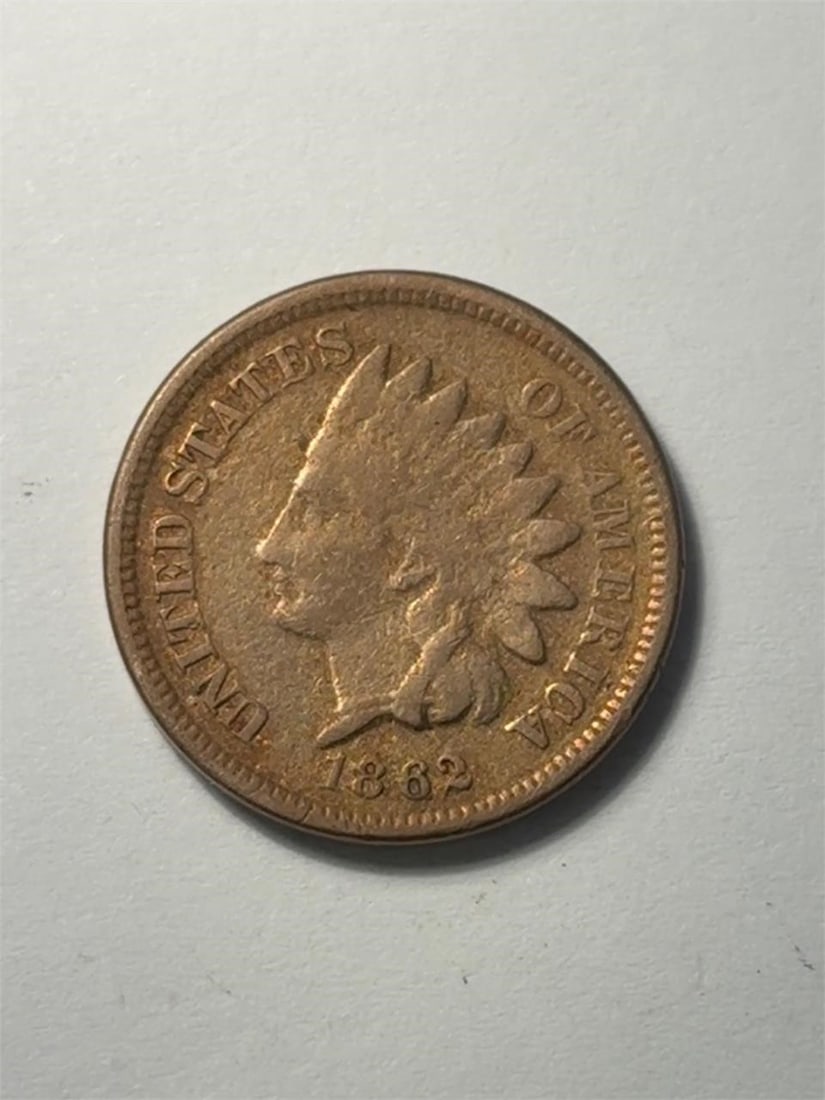 1862 Indian Head One Cent: 1862 Indian Head One Cent Penny