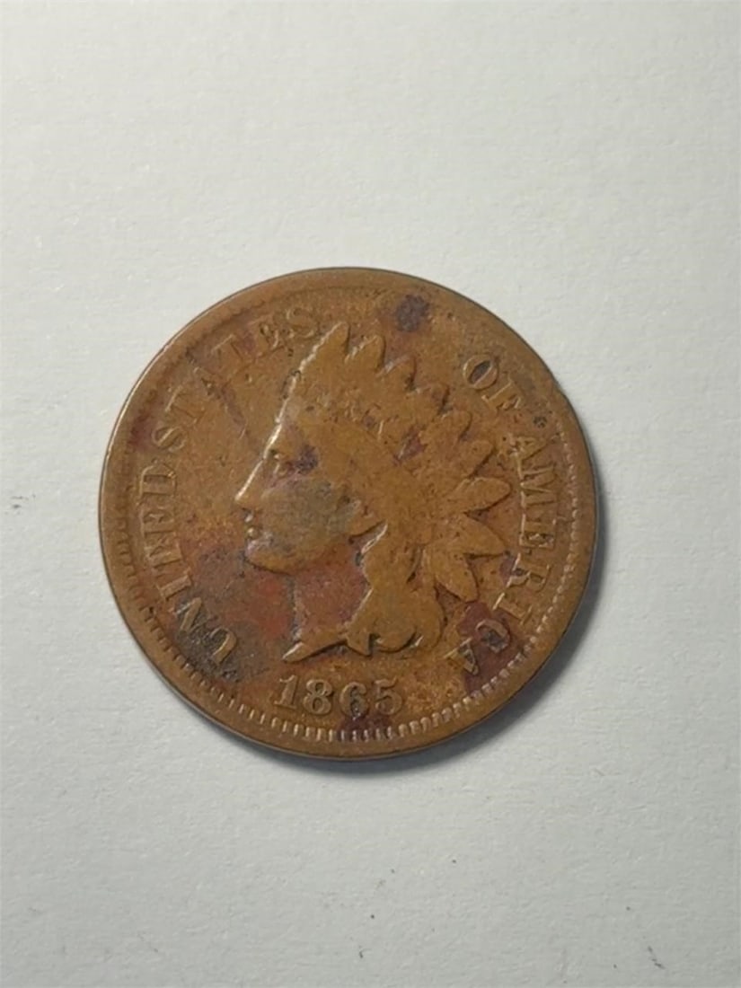 1865 Indian Head One Cent: 1865 Indian Head One Cent Penny