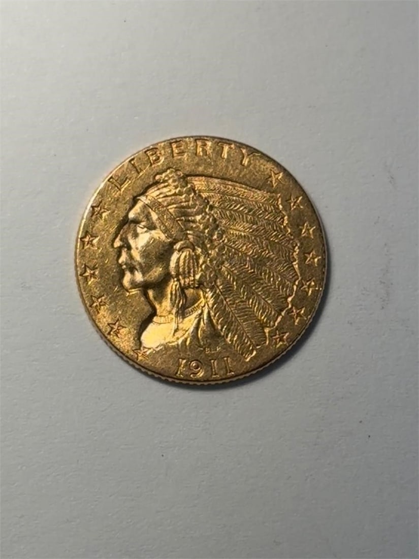 1911 $2.50 Gold Quarter Eagle (1 of 2)