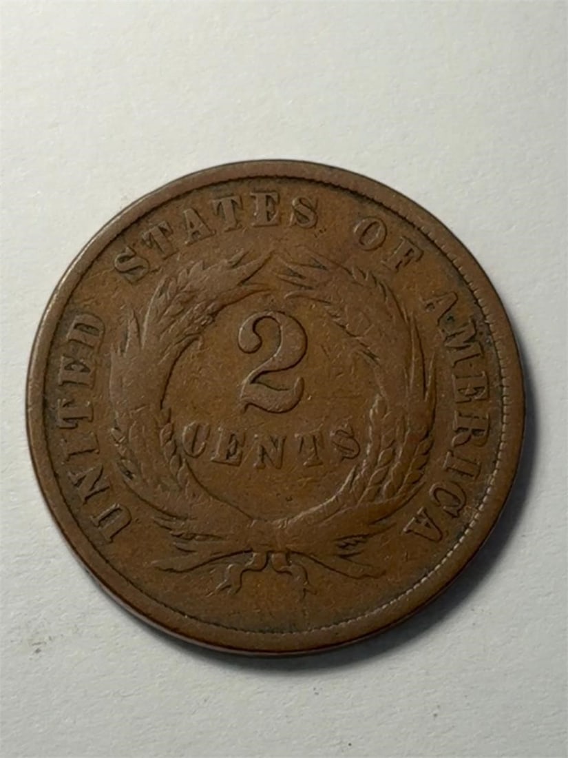 1864 Two Cent Piece - 2