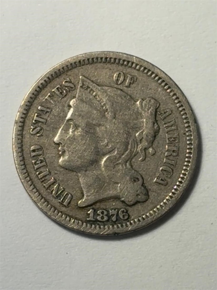 1876 Three Cent Trime (1 of 2)
