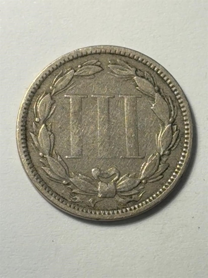1876 Three Cent Trime - 2