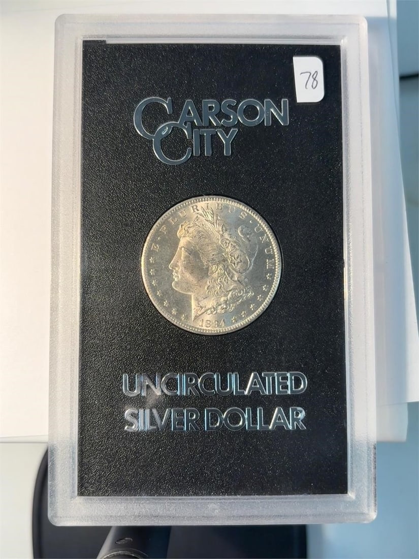 1884 CC Morgan Dollar Uncirculated (1 of 4)