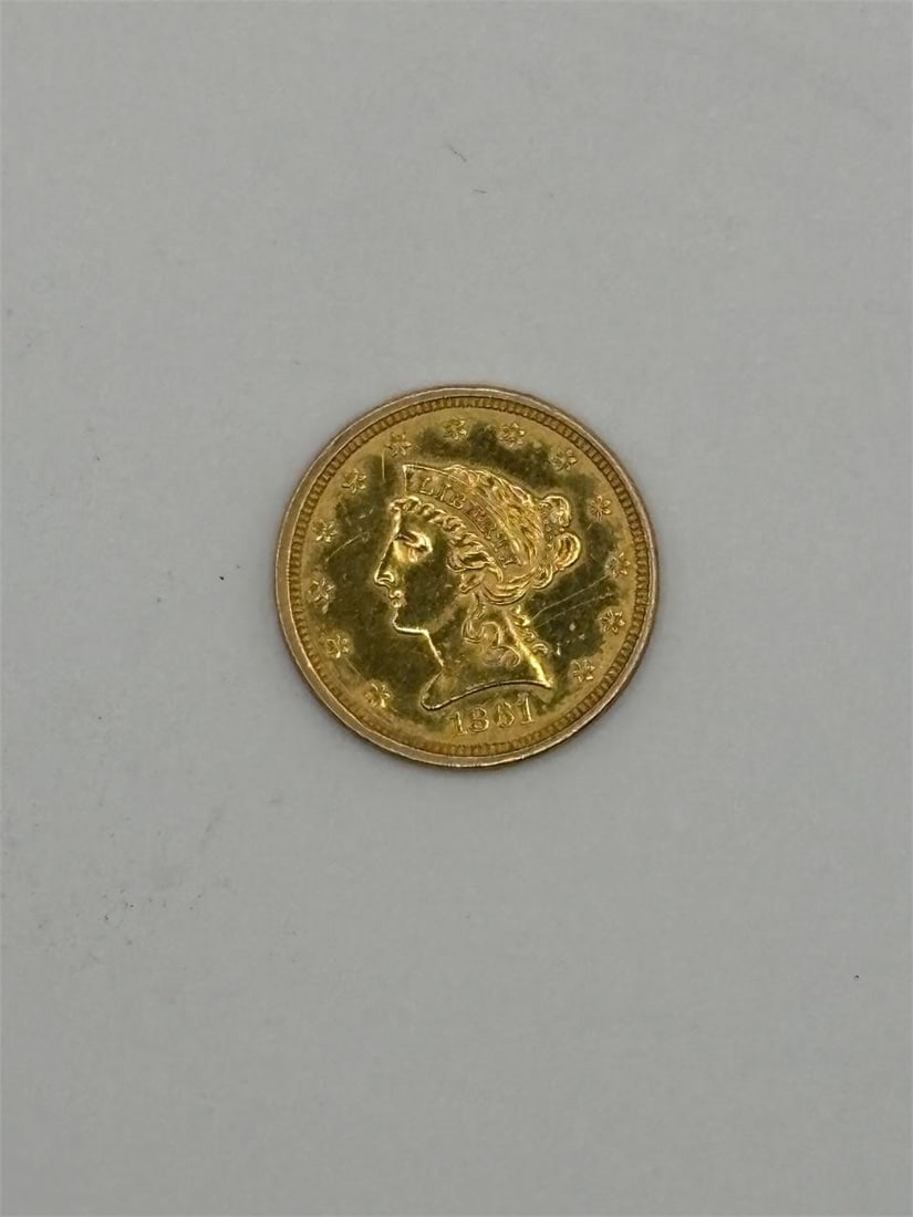 1861 Liberty Head $2.50 Quarter Eagle