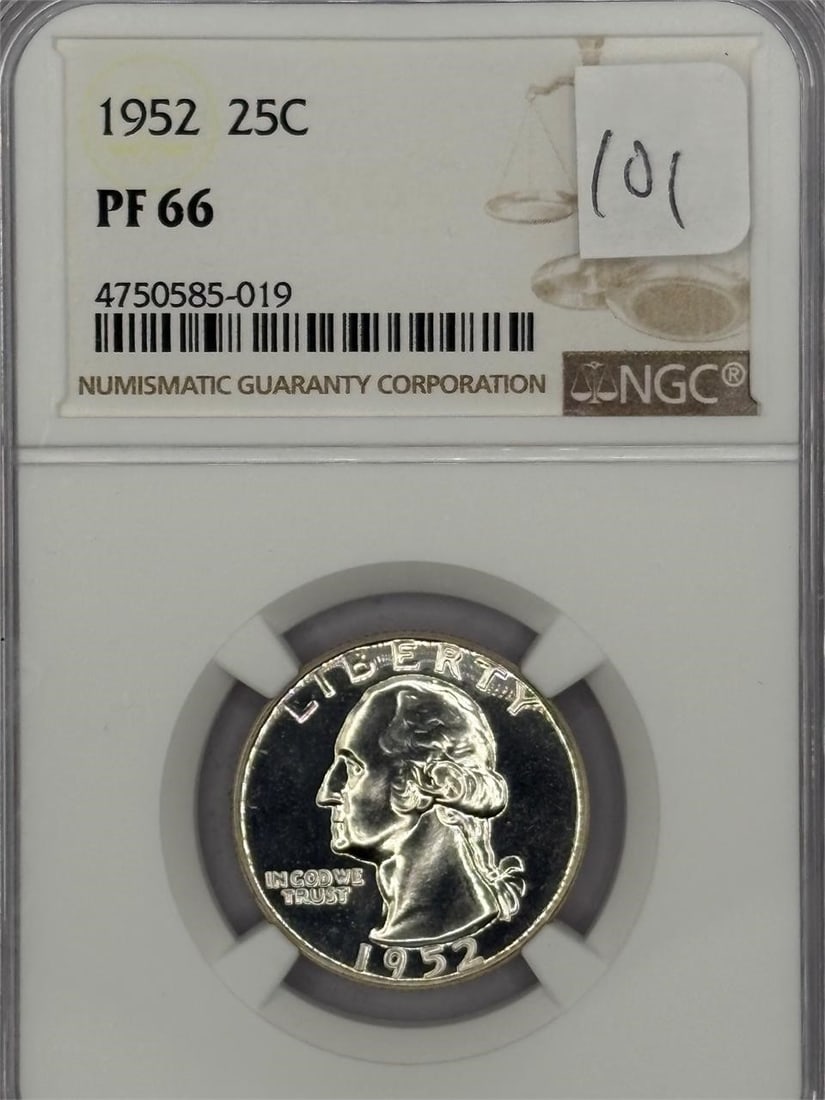1952 Washington Quarter NGC PF66 (1 of 6)