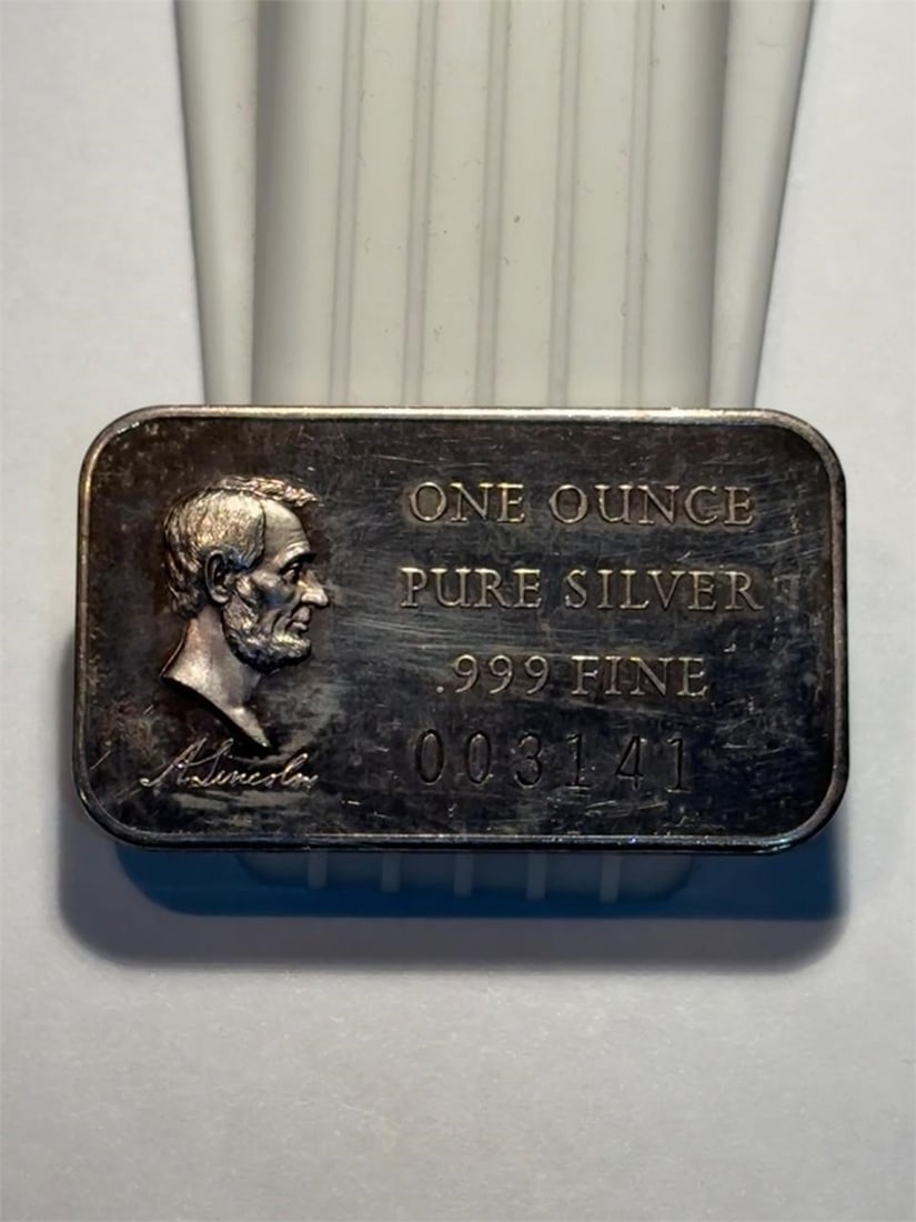 1972 Abraham Lincoln 1oz pure silver Madison Mint