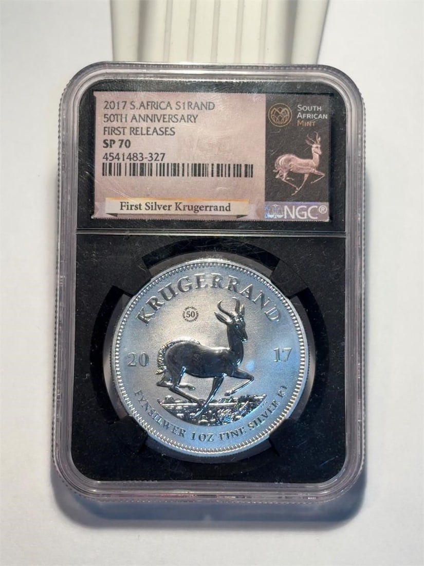 2017 S Africa Krugerrand 50th Anniversary NGC SP70