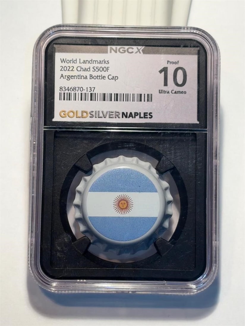 2022 Chad "Argentina" S Bottle Cap NGCX P10