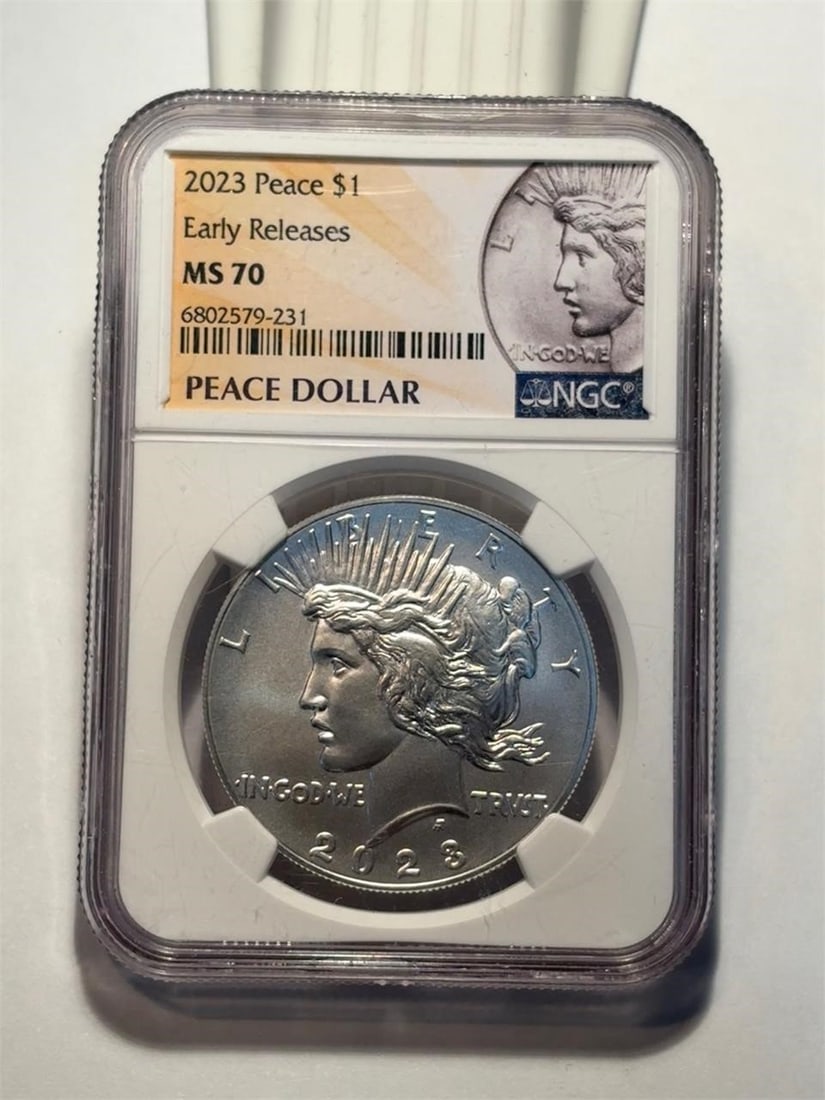 2023 Peace Dollar Early Release NGC MS70