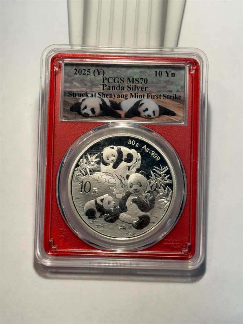 2025 China 10 Yuan Panda PCGS MS70 1st Strike