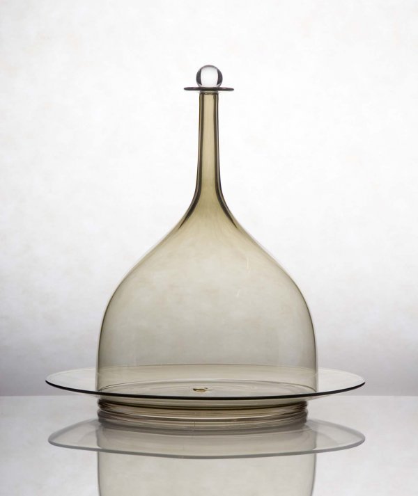"Smoky Topaz Covered Plate" by Joe Cariati