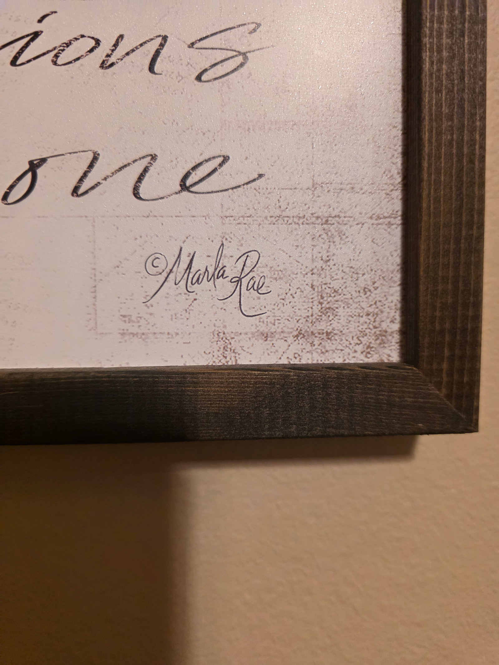 Family tree print Signed - 2