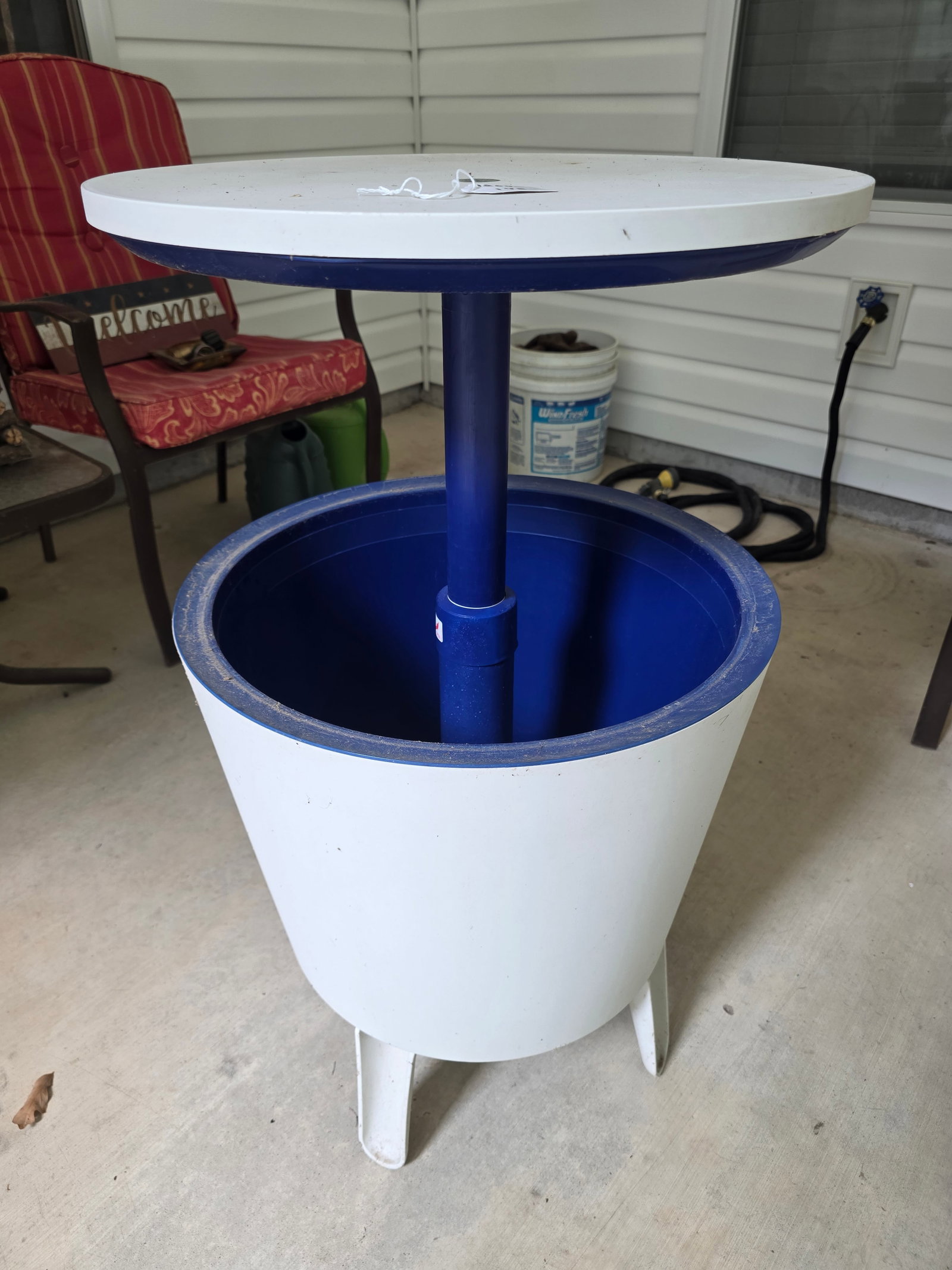 Outdoor patio cooler table - 2