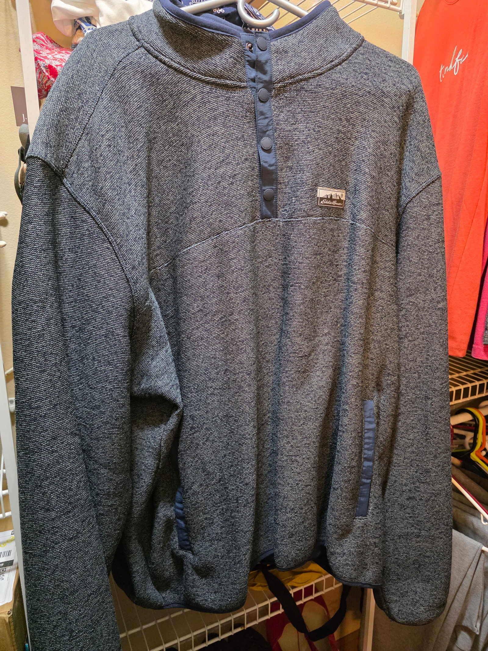 Eddie Bauer Quarter-Snap Pullover Sweatshirt - 2
