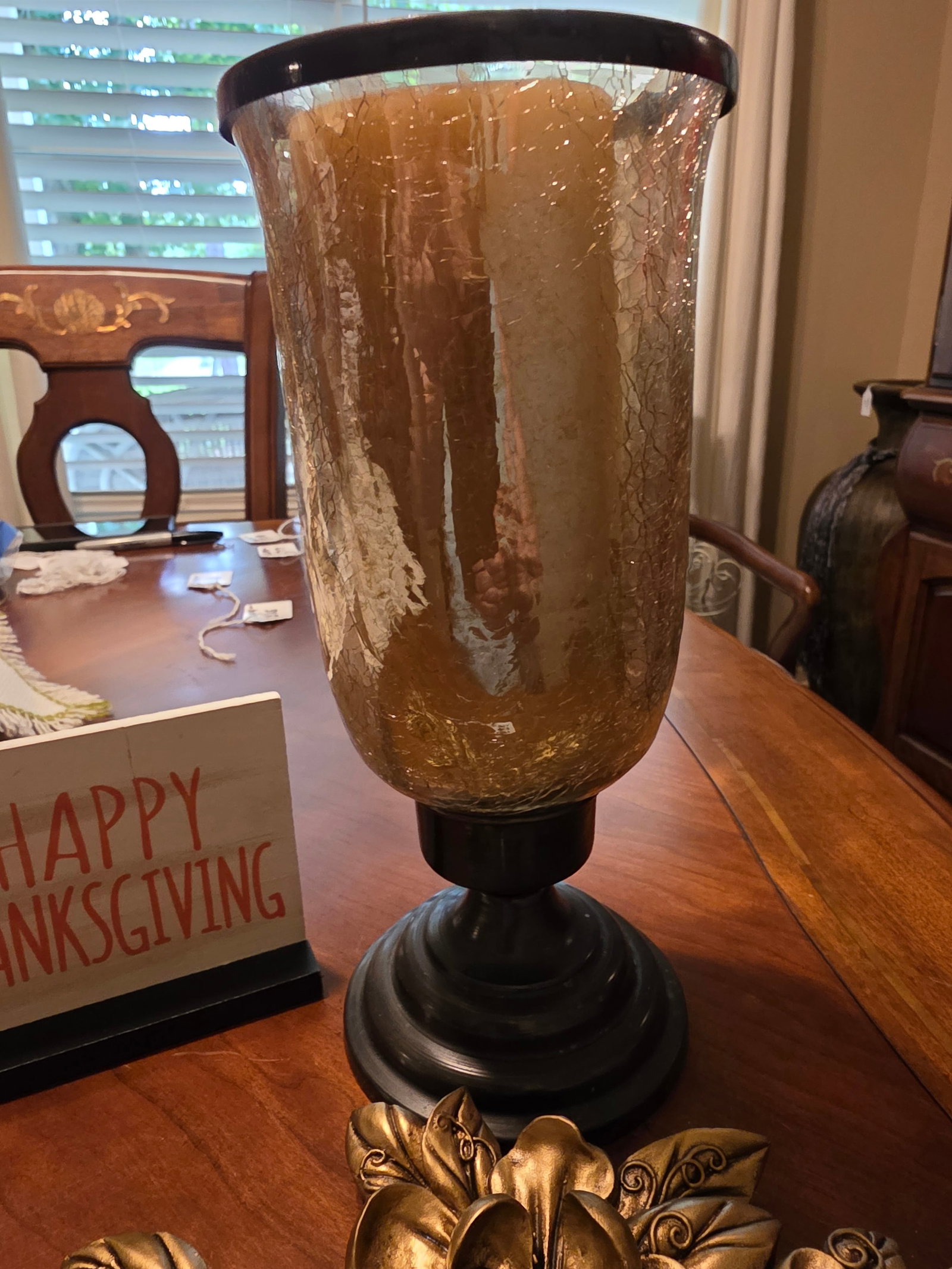 Gold/Orange fall decor - 2