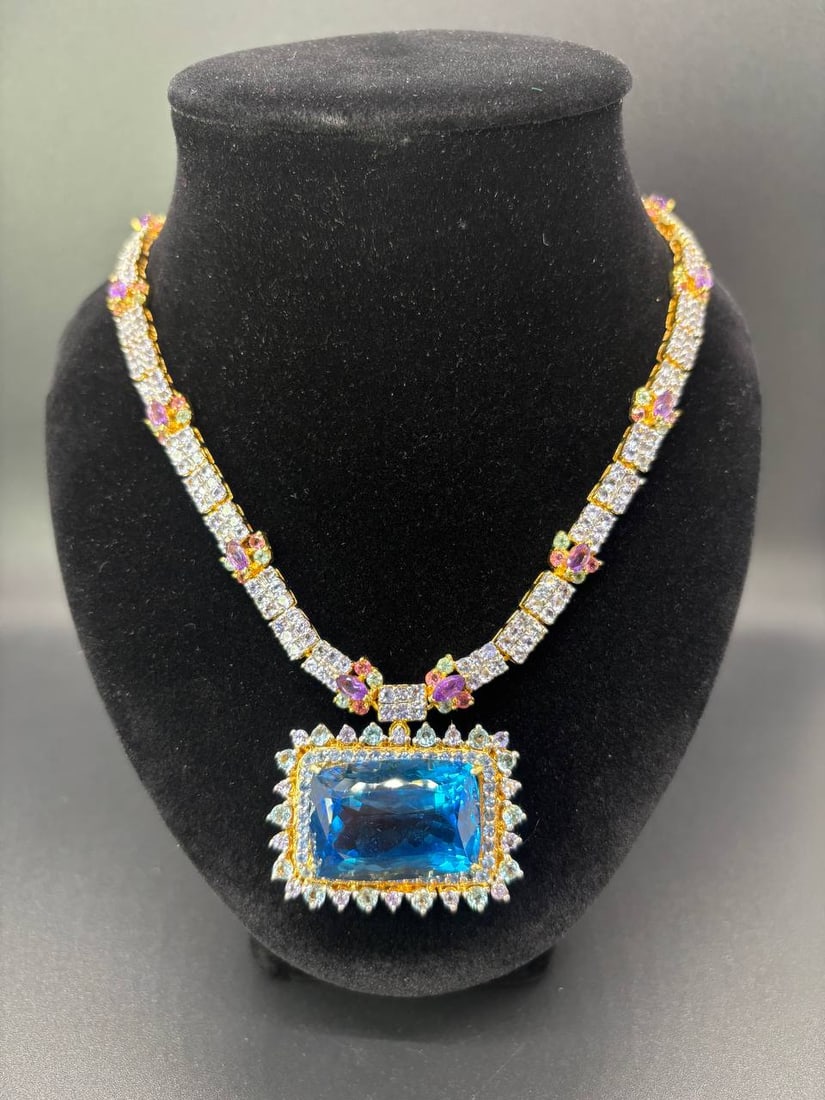 36ct London Blue Topaz | 302 Gem Set (1 of 20)