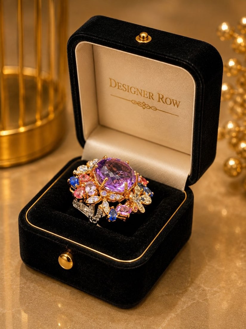 Absolutely No Reserve-Amethyst Ring 19.09ct (1 of 20)