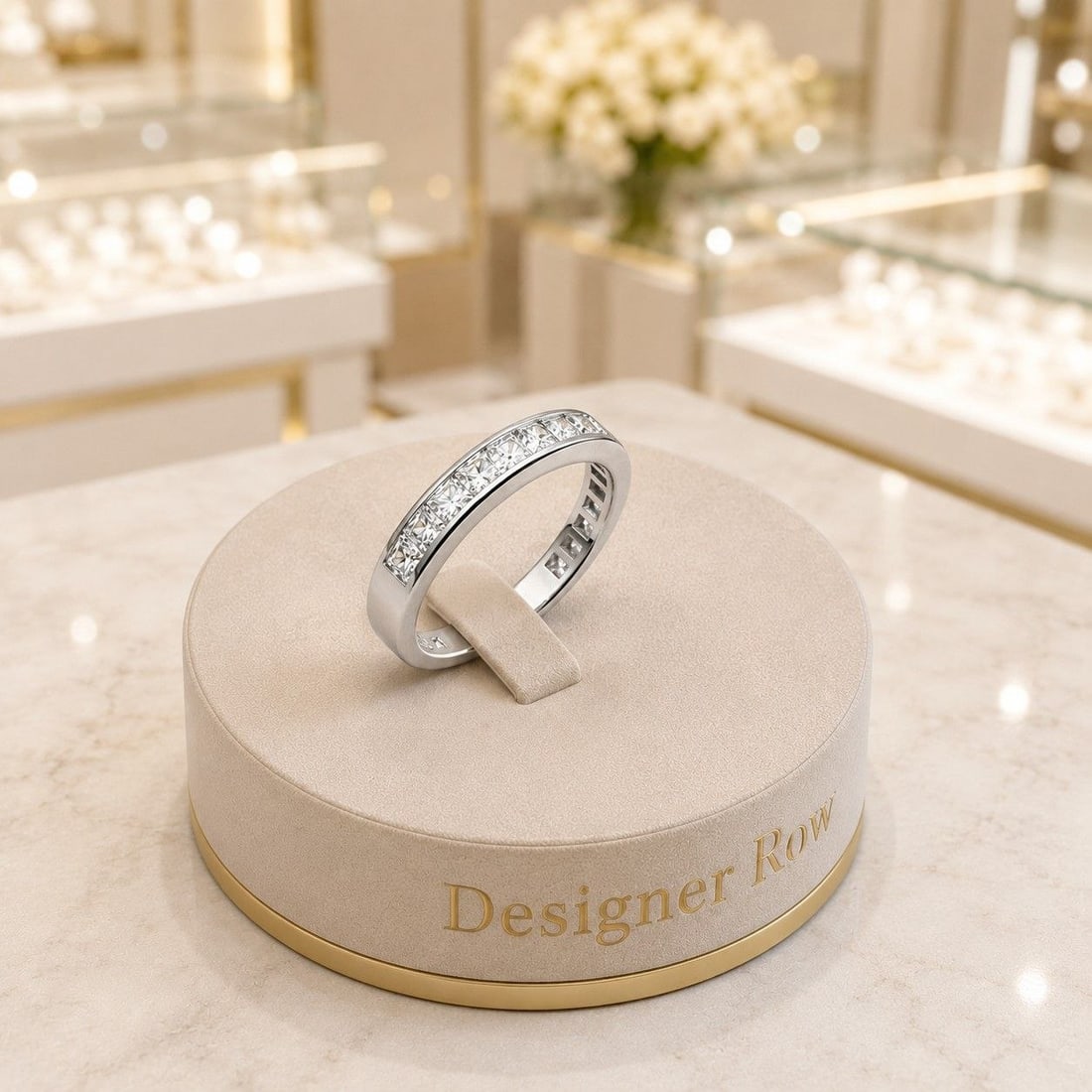 Lab-Grown Princess Diamond Ring - 4