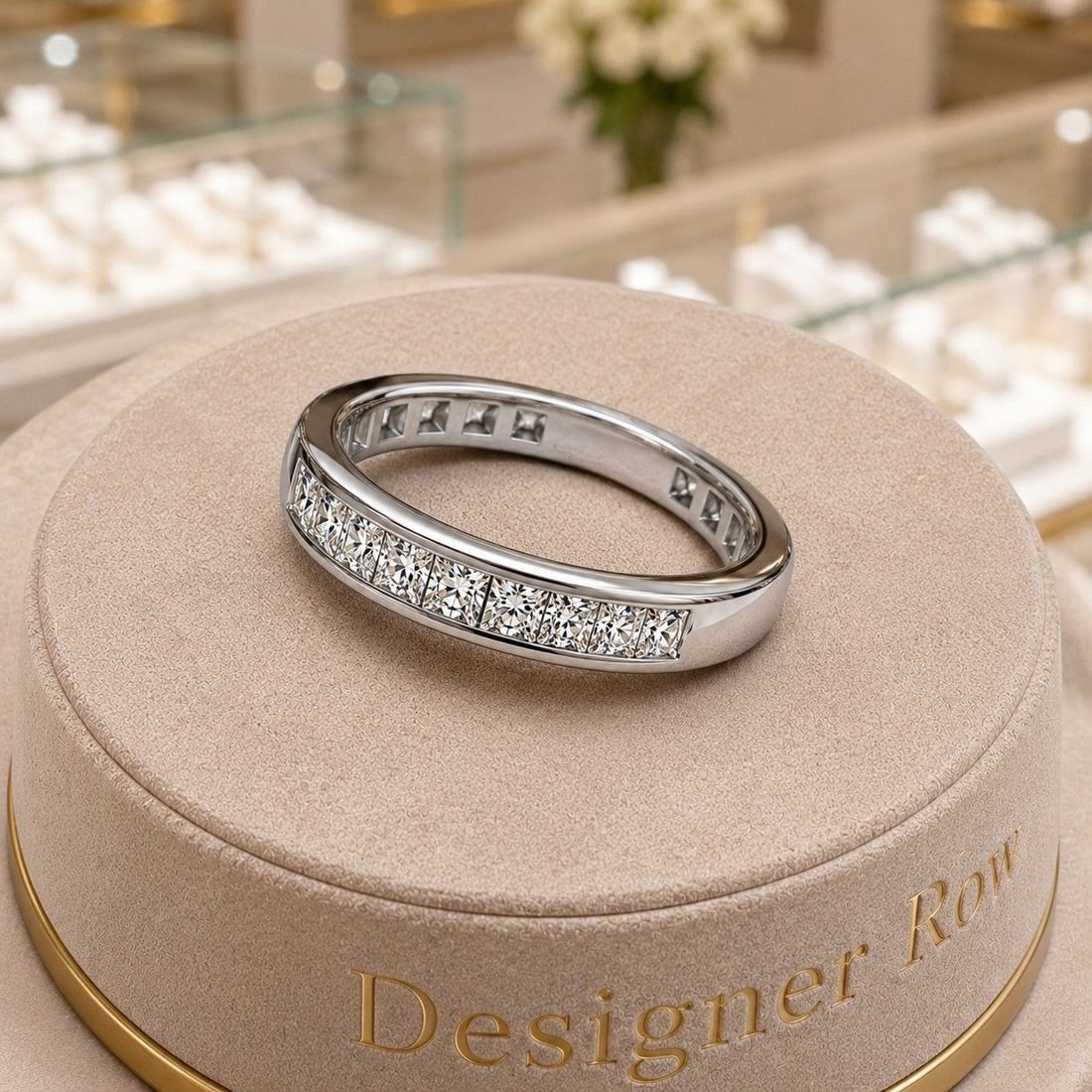 Lab-Grown Princess Diamond Ring - 7