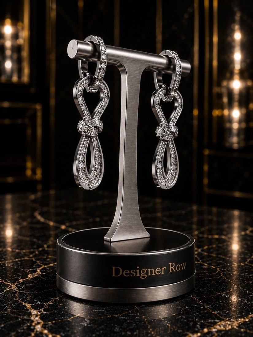Luxury Lab-Grown Diamond Earrings: 18K White Gold Lab-Grown Diamond Earrings NOTE: Additional lots may be added until the final day of the auction. Please check back regularly for updates and newly added items. Presenting a