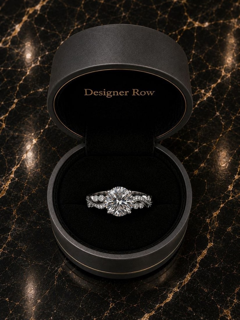 Round Lab Diamond Ring - 11