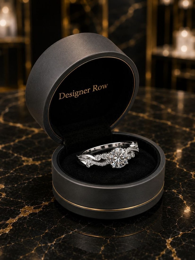 Round Lab Diamond Ring - 12
