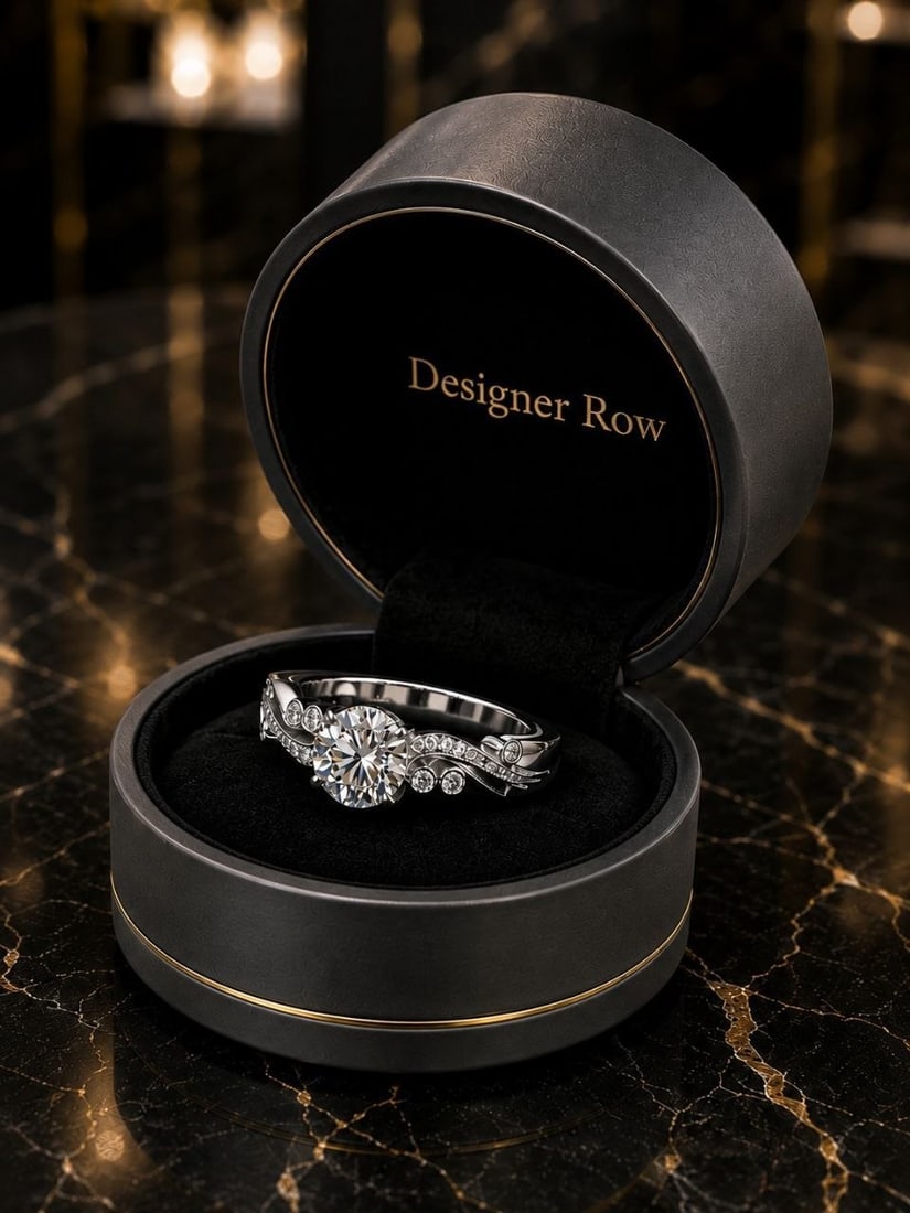 Round Lab Diamond Ring - 15
