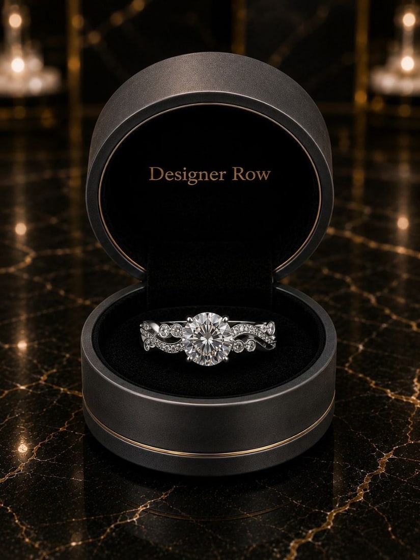 Round Lab Diamond Ring - 19