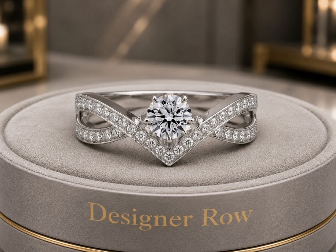 18K White Gold Diamond Ring: NOTE - Additional lots may be added until the final day of the auction. Please check back regularly for updates and newly added items. 18K White Gold Lab-Grown Diamond Ring Presenting an elegant 18K