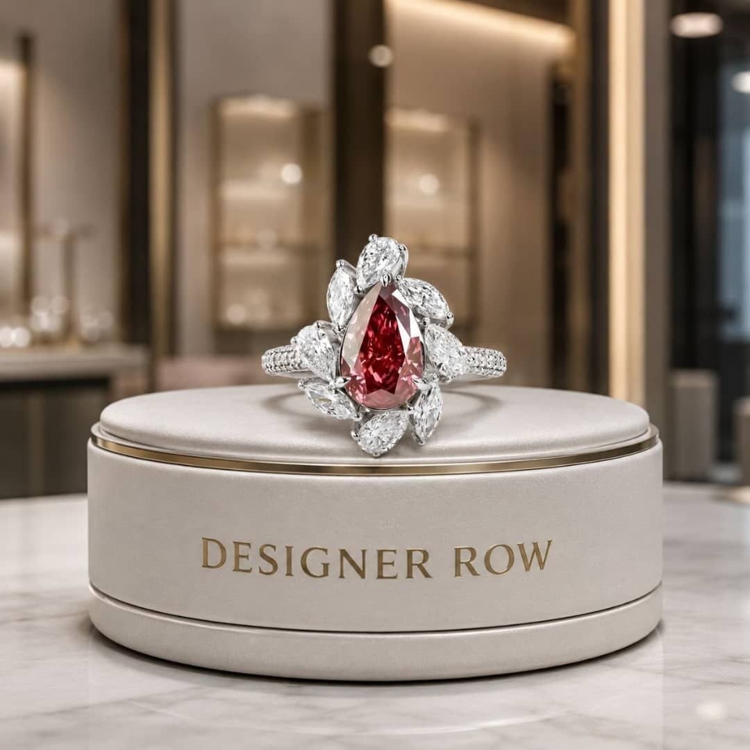 Fancy Vivid Pink Diamond Ring: NOTE - Additional lots may be added until the final day of the auction. Please check back regularly for updates and newly added items. 18K White Gold Fancy Pink Diamond Ring Crafted in luxurious 18K W
